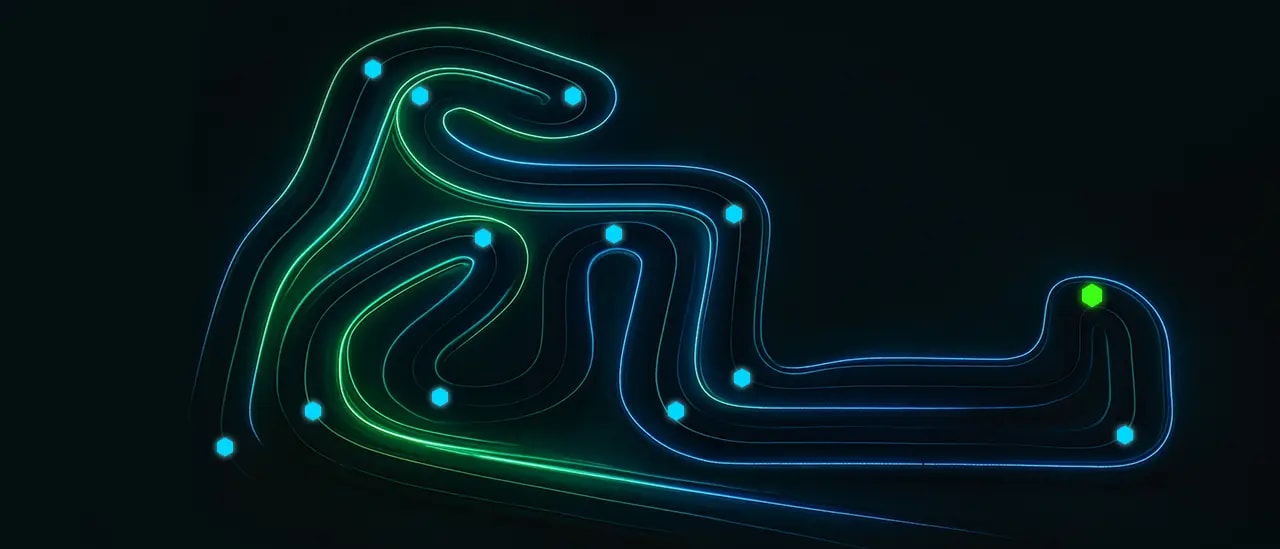 Motorcity Karting Arena Track Layout